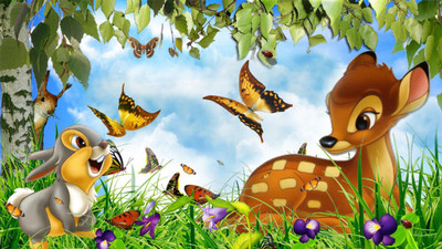 

Movie Bambi HD Wallpaper Background Paper Print(12 inch X 18 inch, Rolled)
