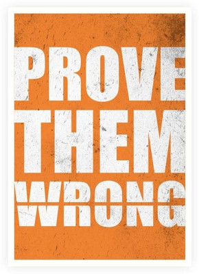 33% OFF on Prove them Wrong Gym Motivational Quotes Poster Paper Print(16.5 inch X 11.5 inch) 33% OFF on Prove them Wrong Gym Motivational Quotes Poster Paper Print(16.5 inch X 11.5 inch)
