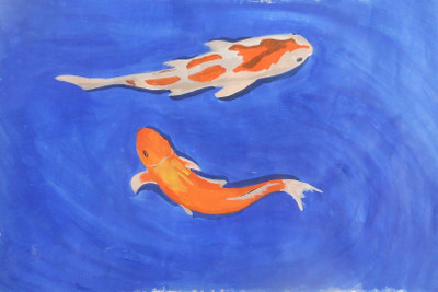 

Feng Shui Koi Fish Painting Canvas Art(16 inch X 24 inch)