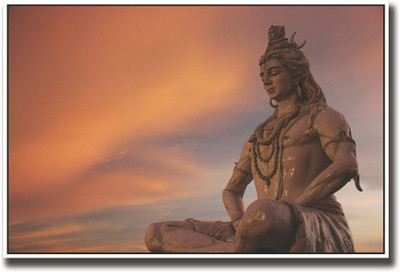 

Huge Shiva statue in temple Fine Art Print(12 inch X 18 inch, Rolled)