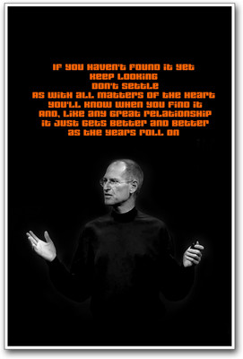 

Steve Jobs Quote Photographic Paper(18 inch X 12 inch)