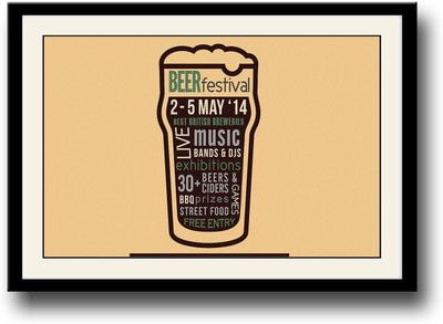 

Beer festival Fine Art Print(10 inch X 14 inch, Framed)