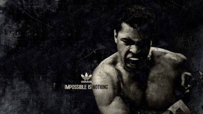 

Muhammad Ali - Impossible Is Nothing - Adidas - Premium Quality A3 Size Unframed Poster Paper Print(16.53 inch X 11.69 inch, Unframed)