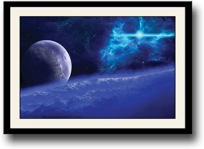 

Blue Cosmos Fine Art Print(10 inch X 14 inch, Framed)