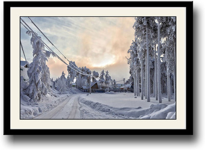 

Heavy Snowfall Fine Art Print(10 inch X 14 inch, Framed)