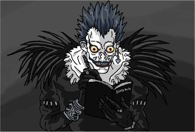 

Death Note BW Wallpaper Paper Print(13 inch X 19 inch, Rolled)