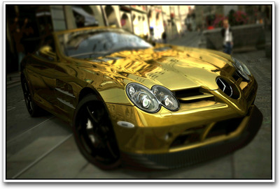 

Golden Supercar Paper Print(12 inch X 18 inch)