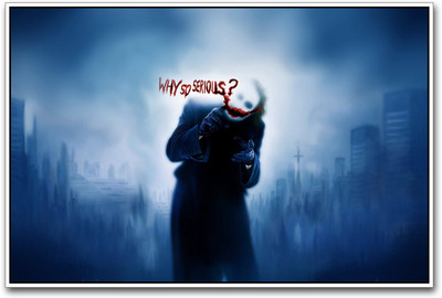 

Why so Serious Paper Print(12 inch X 18 inch)