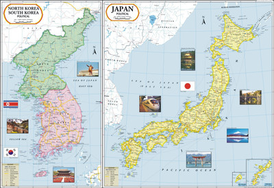 42% OFF on Japan-North Korea-South Korea Map Paper Print(28 inch X 40 inch, Rolled) 42% OFF on Japan-North Korea-South Korea Map Paper Print(28 inch X 40 inch, Rolled)