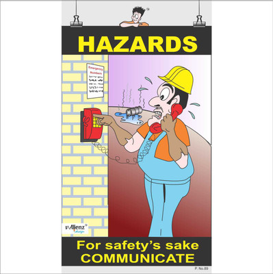 

Safety Poster-Hazards Paper Print(26 inch X 14.22 inch, Rolled)