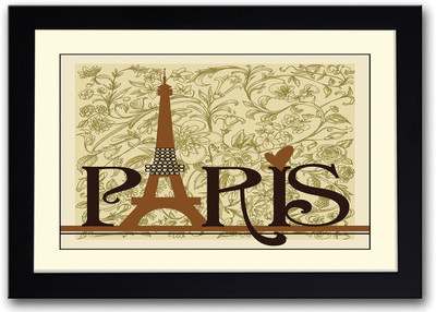 

Paris Tower Love Fine Art Print(14 inch X 20 inch, Framed)