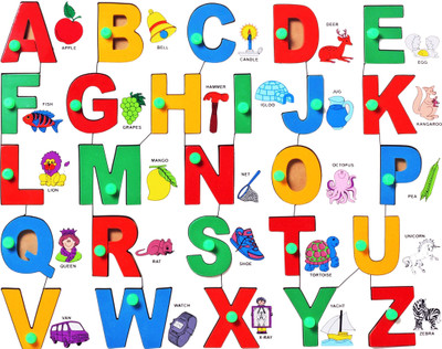 

Oshi - English Alphabets Chart (Ver. 4) Paper Print(12 inch X 18 inch, Streched)