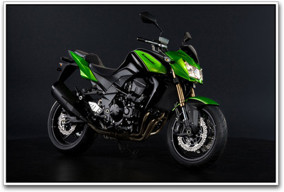 

kawasaki bike Paper Print(12 inch X 18 inch)