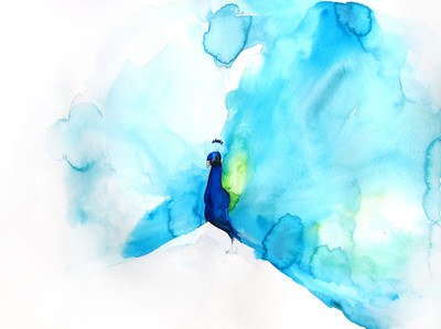 

Tallenge Art For Kids - Pretty Peacock - A3 Size Rolled Poster For Kids Room Decor Paper Print(16.5 inch X 11.7 inch, Rolled)
