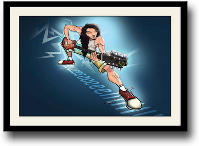 

Guitar Squeel Fine Art Print(10 inch X 14 inch, Framed)