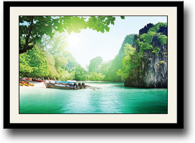

Beautiful beach fabulous Fine Art Print(10 inch X 14 inch, Framed)