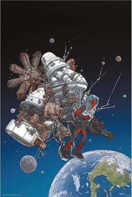 

Deadpool spaceship (Officially Licensed) poster Paper Print(18 inch X 12 inch, Rolled)