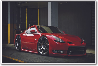 

Red Sports Car Paper Print(12 inch X 18 inch)