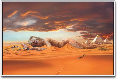 

Egypt Pyramid Artistic Paper Print(12 inch X 18 inch)