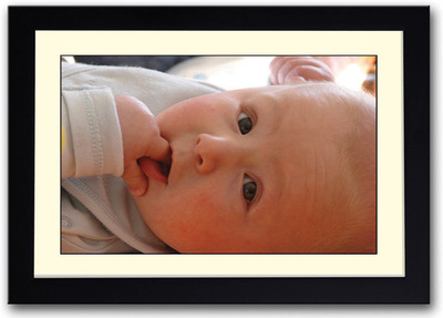 

Cute Baby wow Fine Art Print(14 inch X 20 inch, Framed)