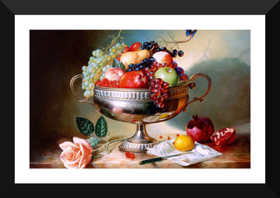 

Tallenge Art For Kitchen - Fruit Paradise - Premium Quality A3 Size Framed Poster Paper Print(17 inch X 12 inch, Framed)