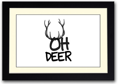 

Oh Deer Art Fine Art Print(14 inch X 20 inch, Framed)