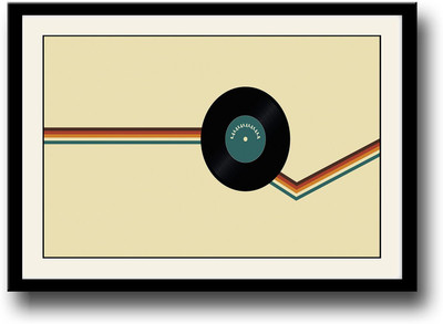 

Vinyl Record art Fine Art Print(10 inch X 14 inch, Framed)
