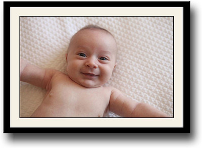 

Baby looking cute Fine Art Print(10 inch X 14 inch, Framed)
