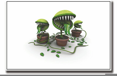 

Posterhouzz Monster plants art Fine Art Print(12 inch X 18 inch, Rolled)