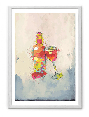 

Hulkut Madhushala Art Print with white frame 20 * 30 Inches Fine Art Print(32 inch X 1 inch, Framed)