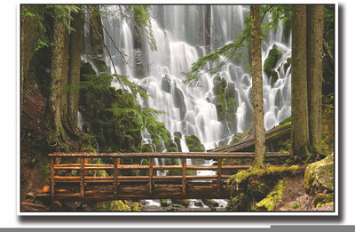 

Posterhouzz Waterfall Fine Art Print(12 inch X 18 inch, Rolled)