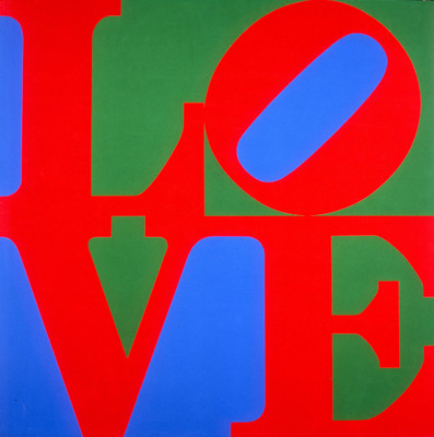 

Robert Indiana's famous LOVE painting - Medium Size Ready To Frame Rolled Digital Art Print On Photographic Paper(18 inch X 18 inch, Rolled)