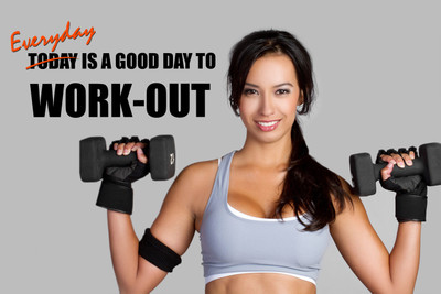 

Good Day To Work-Out Gym Poster Paper Print(12 inch X 18 inch, Rolled)