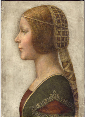 

Tallenge Old Masters Collection - Profile of a Young Fiancee By Leonardo da Vinci - A3 Size Premium Quality Rolled Poster Paper Print(16.5 inch X 11.7 inch, Rolled)