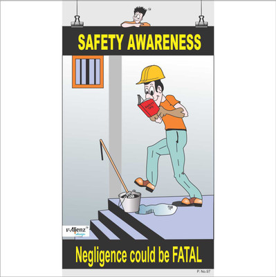

Safety Poster-Safety Awareness Paper Print(26 inch X 14.22 inch, Rolled)