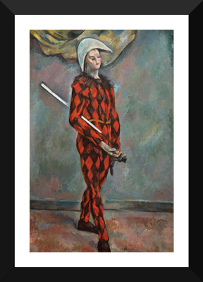 

Tallenge Modern Masters Collection - Harlequin by Paul Cézanne - Premium Quality A3 Size Framed Poster Paper Print(17 inch X 12 inch, Framed)