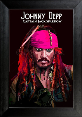 

Caption Jack Sparrow ,The Jonny Depp Wall Frame Poster Quotes & Motivation ,(12X18) BY Vprint Paper Print(18 inch X 12 inch, Box)
