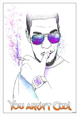 

Cool Dude Said U Aren't Cool Poster (Small) Paper Print(13 inch X 19 inch, Rolled)