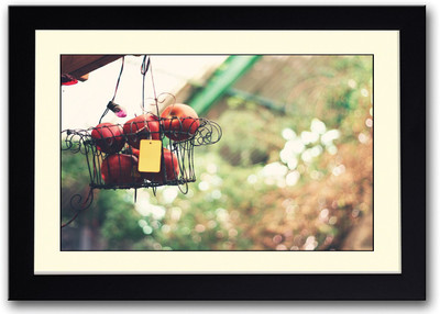 

Hanging Apples Fine Art Print(14 inch X 20 inch, Framed)
