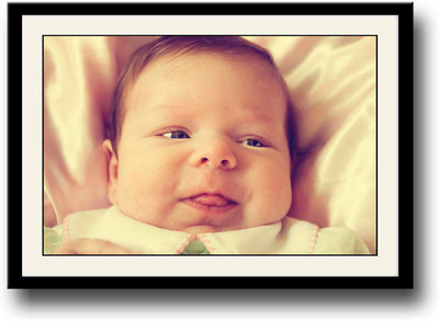 

Baby sticking tongue out Fine Art Print(10 inch X 14 inch, Framed)