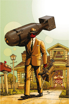 

Deadpool missile (Officially Licensed) poster Paper Print(24 inch X 16 inch, Rolled)