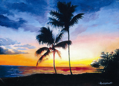 20% OFF on Sunset in the Wind(18 inch X 12 inch)