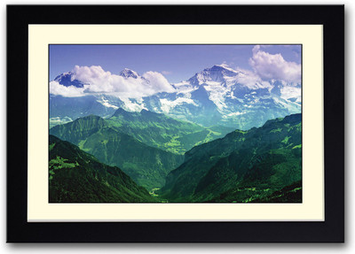 

Alps Switzerland Fine Art Print(14 inch X 20 inch, Framed)
