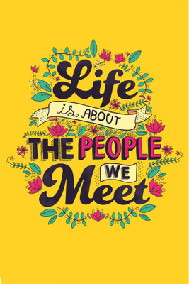 

Life Art Print Yellow Fine Art Print(30 inch X 20 inch, Rolled)