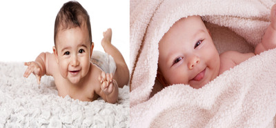 

Baby Poster Cute Smiling New Born Kid Infant Child Wall Decor – 2 Pcs Combo Photographic Paper(12 inch X 18 inch)