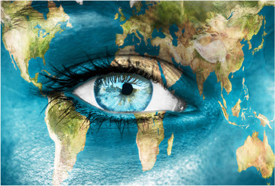 

Creative World Map Paper Print(13 inch X 19 inch, Rolled)