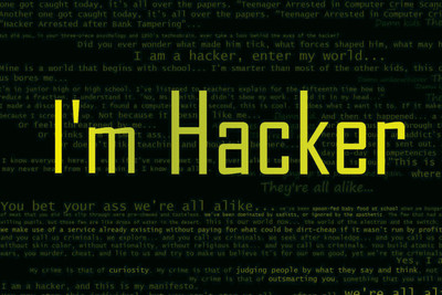

QUOTE HACKER 12X18 INCHES Fine Art Print(12 inch X 18 inch)