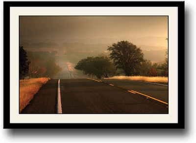 

Serene View of Road Fine Art Print(10 inch X 14 inch, Framed)