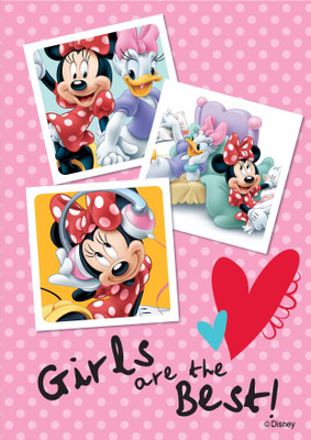 

ORKA Disney-Daisy & Minnie Digital Printed with Laminated Paper Print(18 inch X 12 inch, Rolled)
