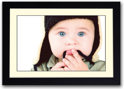 

Beautiful eyes cute baby Fine Art Print(14 inch X 20 inch, Framed)